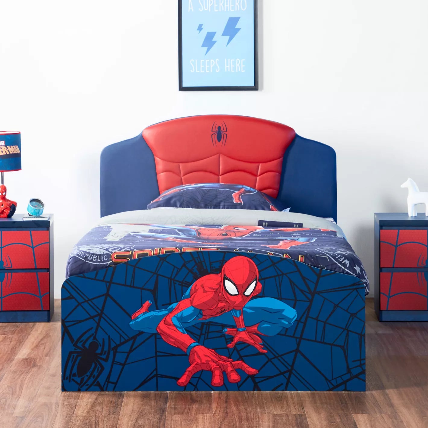 Disney Spider-Man Single Bed - 120x200 cm-GCC Home Center