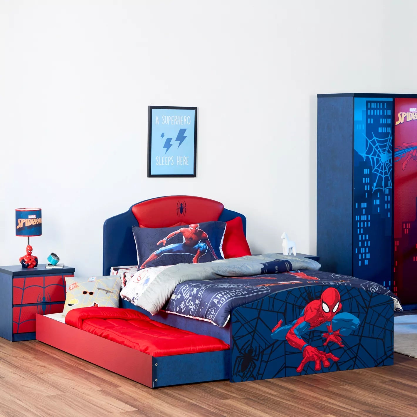 Disney Spider-Man Single Bed - 120x200 cm-GCC Home Center