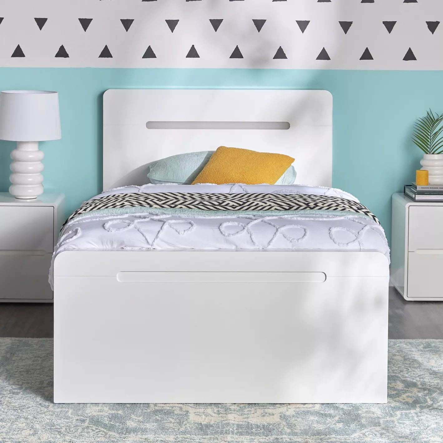 Single Bed Designed For Both Boys And Girls - 120x200 cm-GCC Home Center