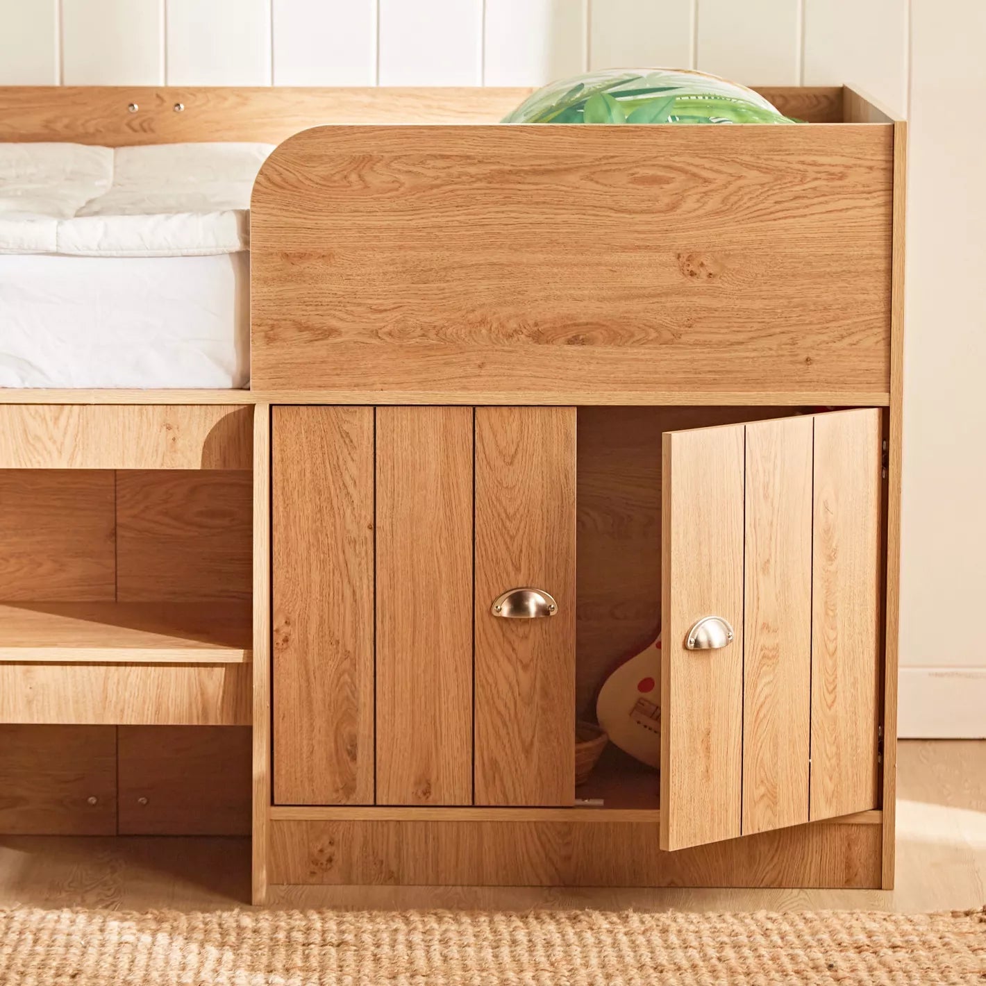 Kirby Cabin Bed with 2 Doors - 90x190 cm-GCC Home Center