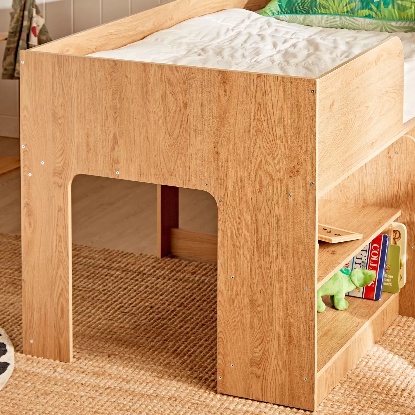 Kirby Cabin Bed with 2 Doors - 90x190 cm-GCC Home Center