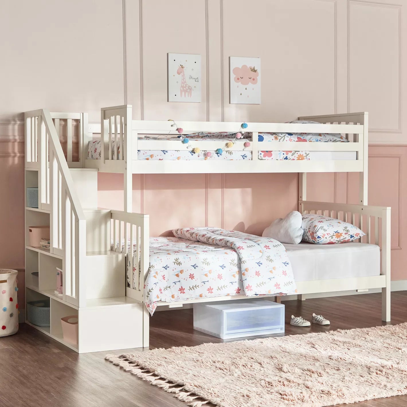 Perry's Trio Bunk Bed - 120x200 cm and 90x200 cm-GCC Home Center