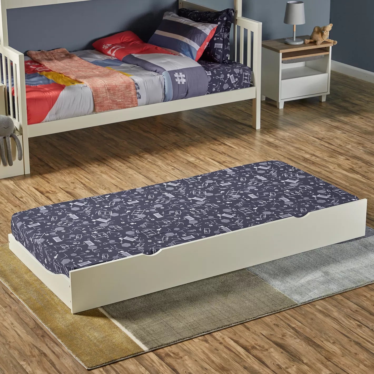 Trundle Under Beds - 90x190 cm-GCC Home Center
