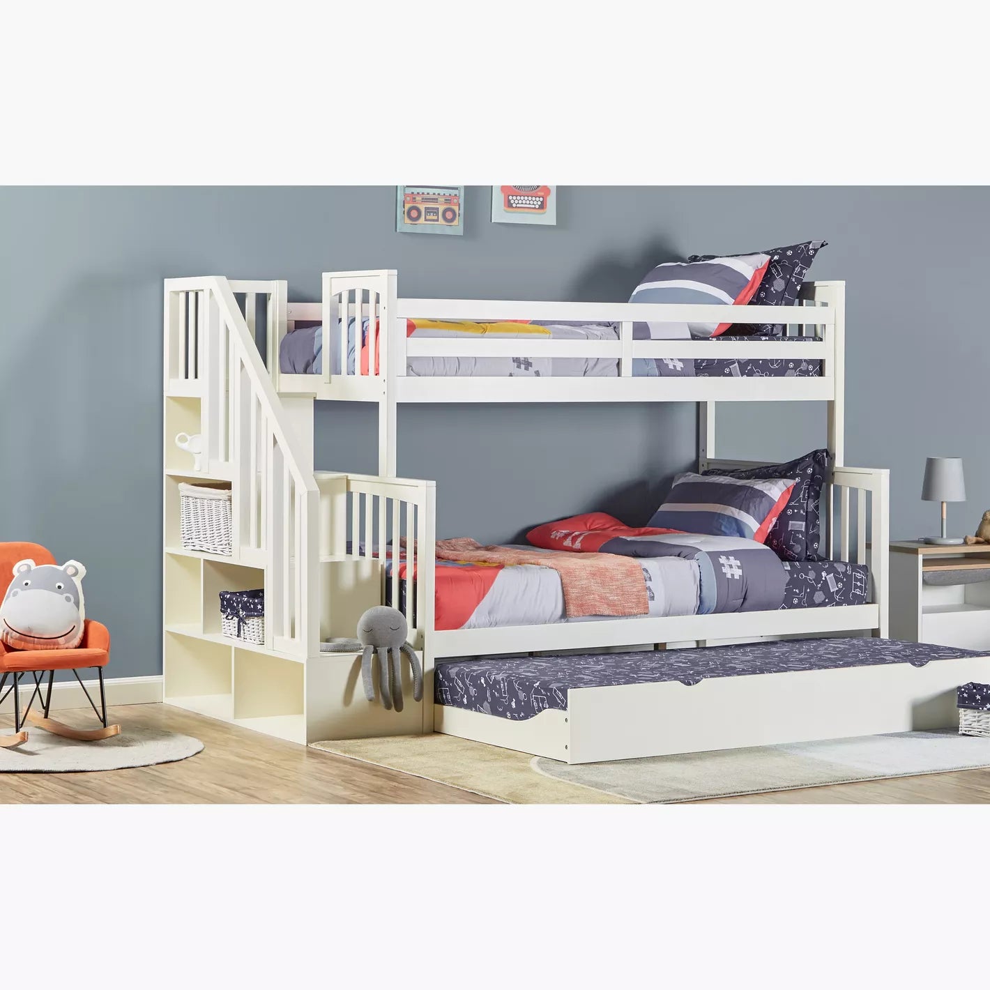 Trundle Under Beds - 90x190 cm-GCC Home Center