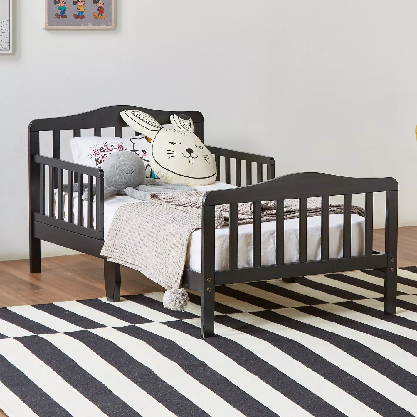 Crafted From Engineered Wood Toddler Bed - 70x130 cm-GCC Home Center