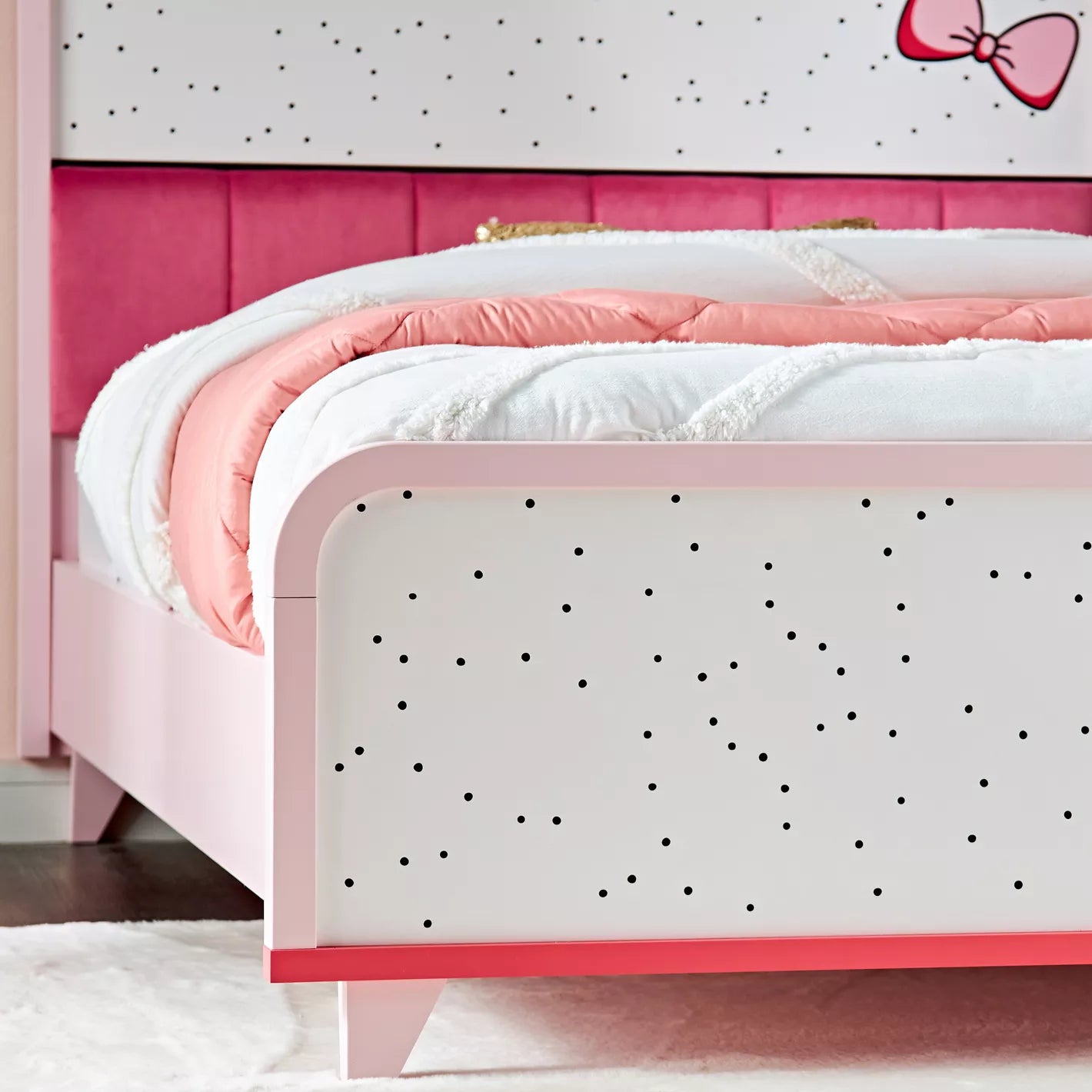 Single Bed, Crafted From Engineered Wood With A Melamine Finish - 120x200 cm-GCC Home Center