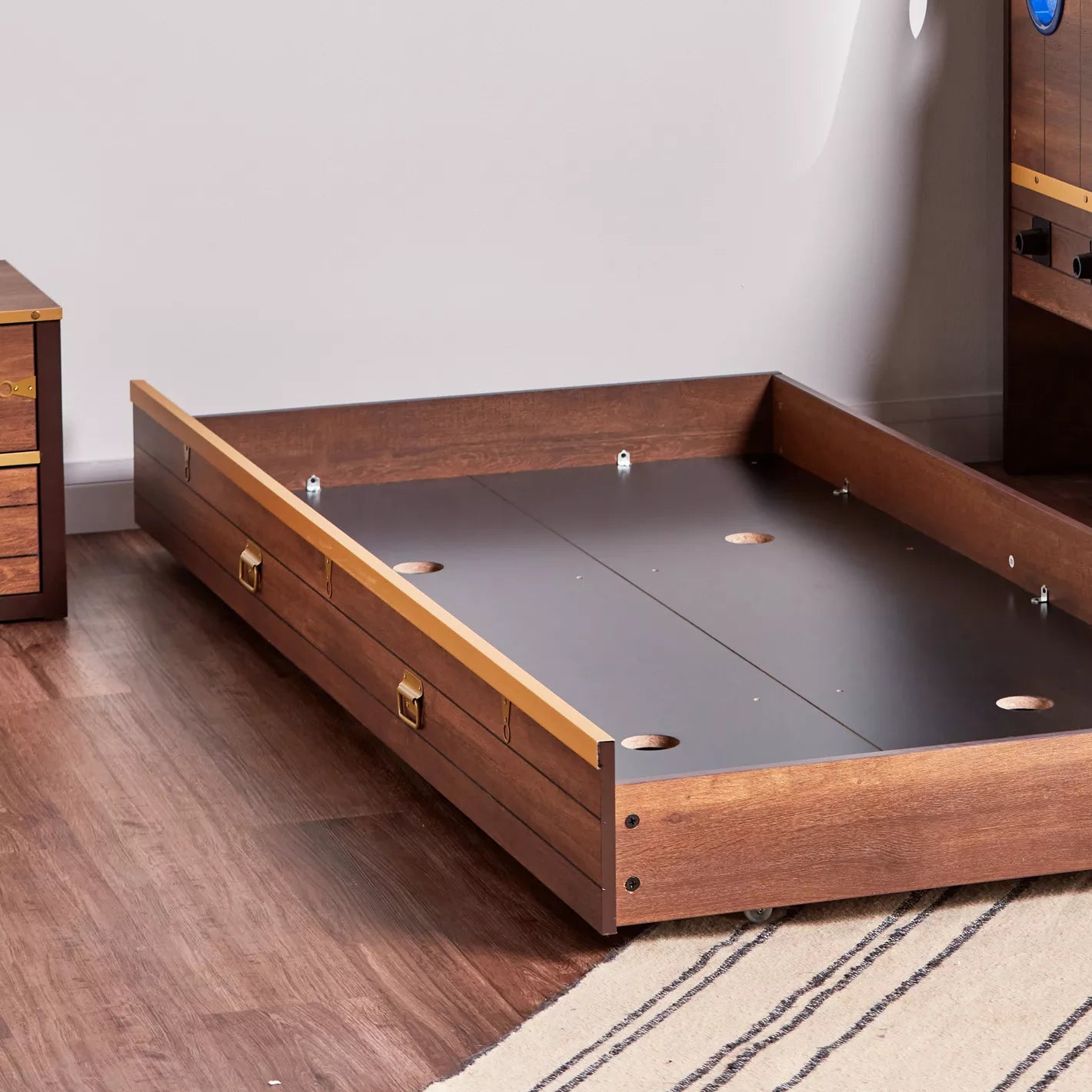 Under Beds Trundle For Kids 90x190 cm - Oak-GCC Home Center