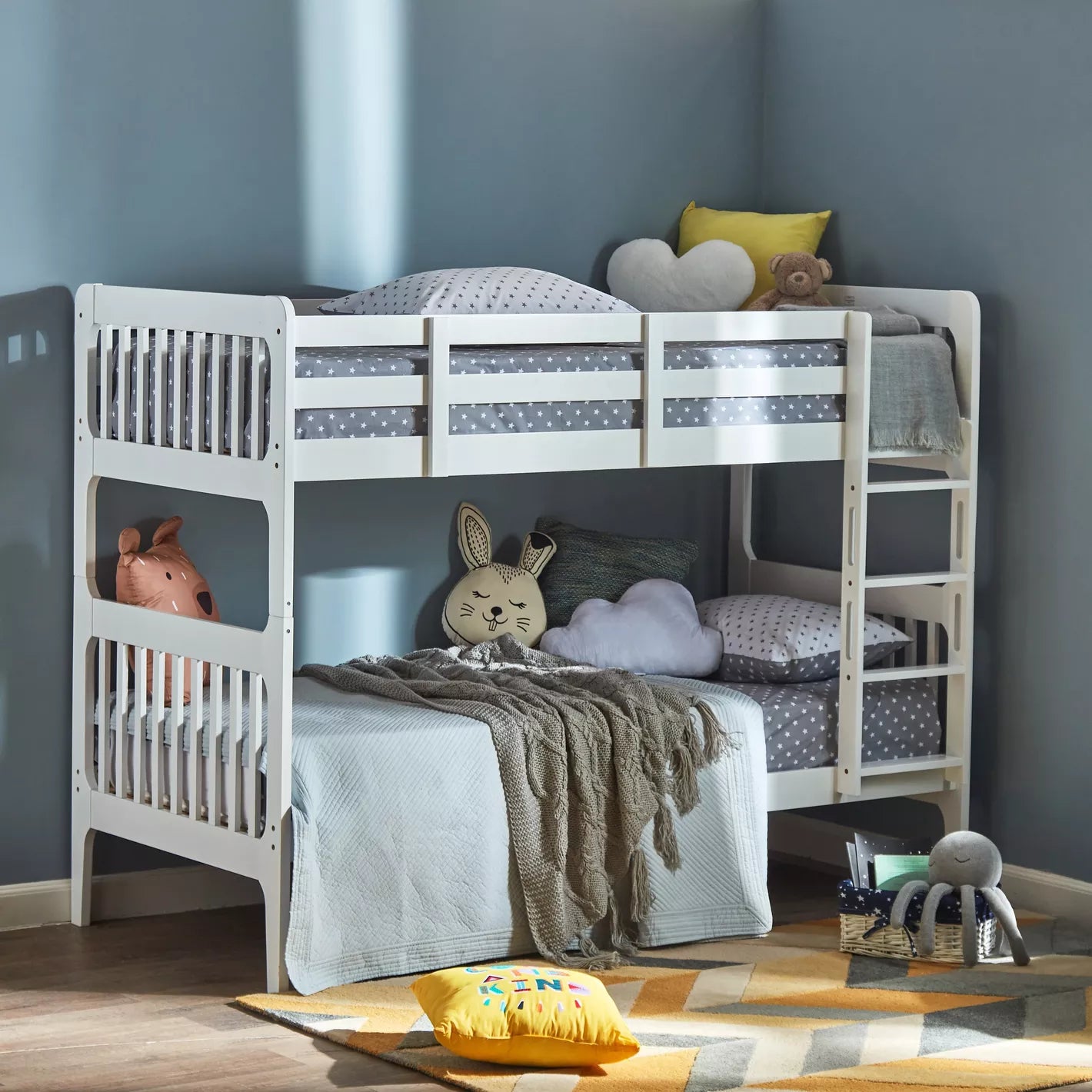 Wood Bunk Bed Loft & Cabin Beds for Kids - 90x200 cm-GCC Home Center