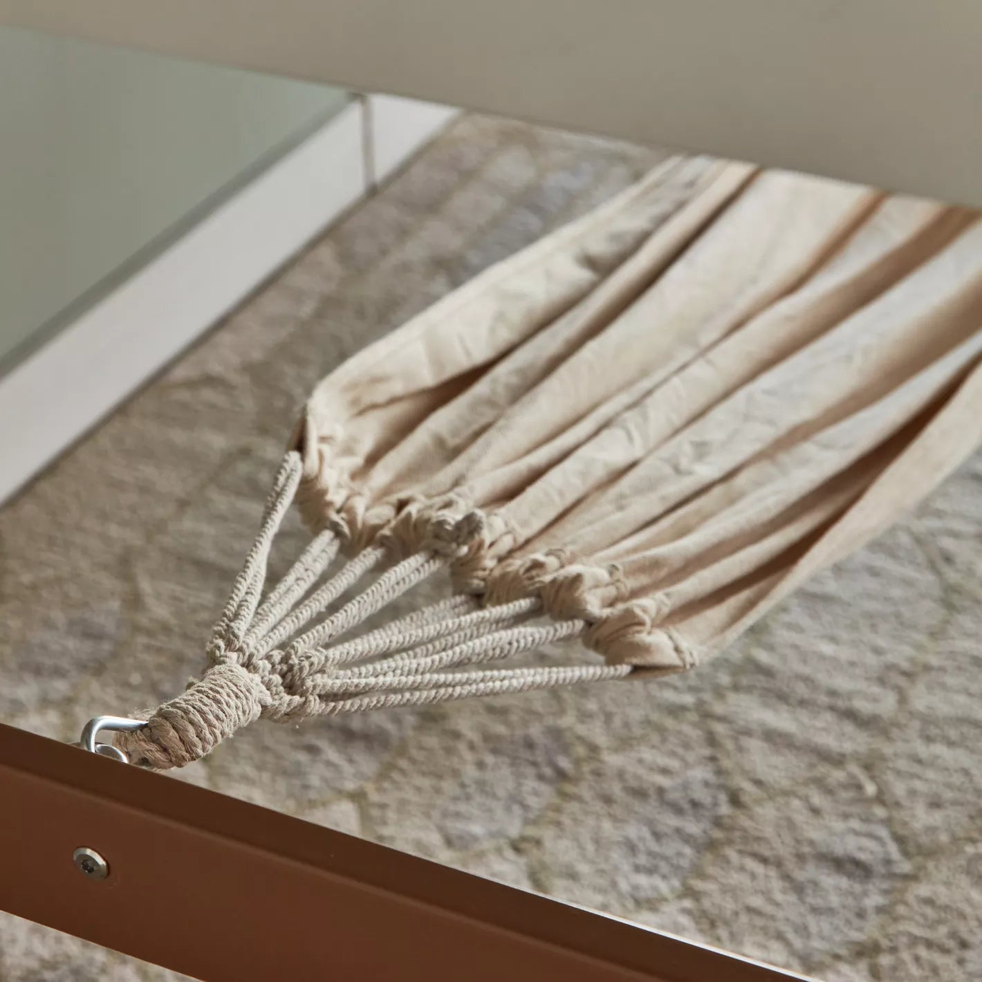 Treehouse LED Play Twin Bed with Slide and Hammock - 90x200 cm-GCC Home Center