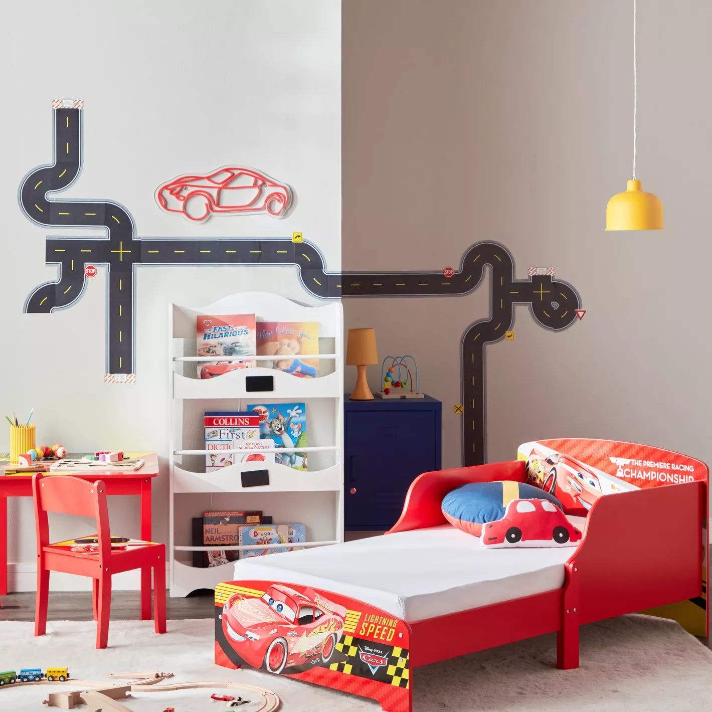 Disney Cars Toddler Bed - 70x140 cm-GCC Home Center