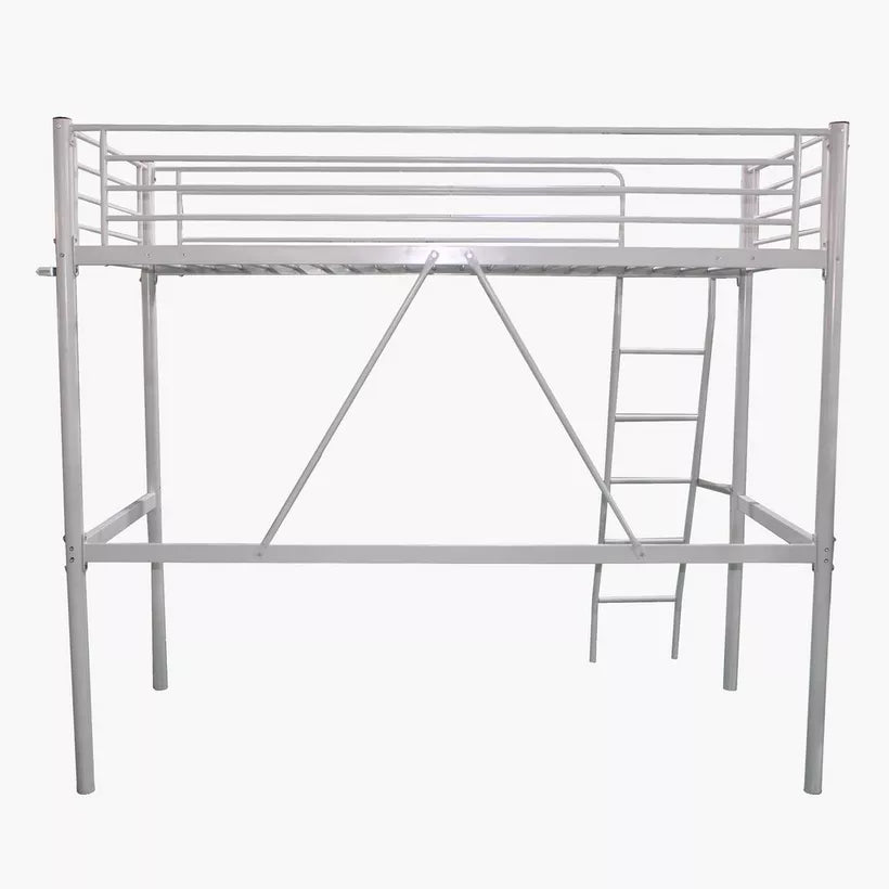 Vanilla Metal Single Loft Bed - 90x200 cm-GCC Home Center