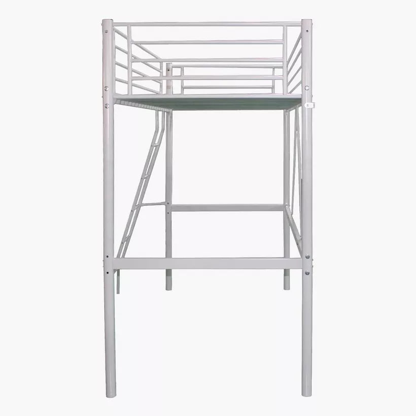Vanilla Metal Single Loft Bed - 90x200 cm-GCC Home Center