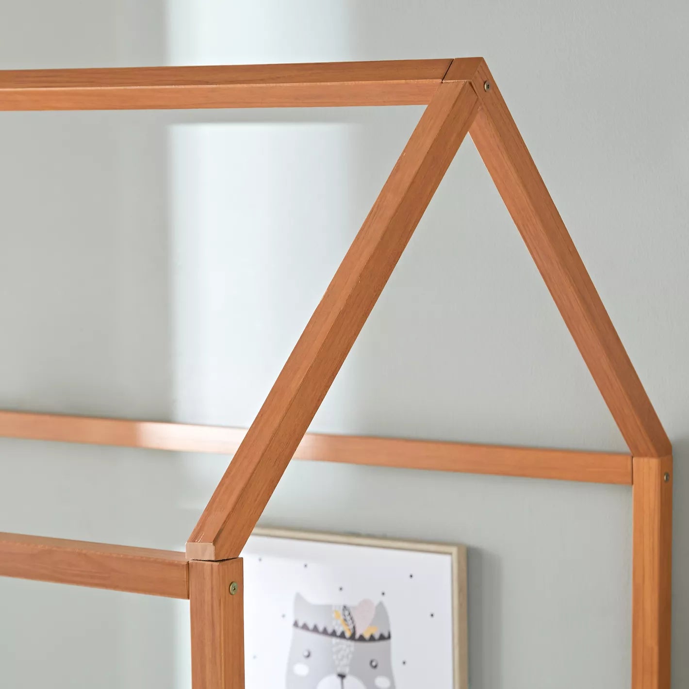 Twin Bed, Engineered Wood With A Robust Frame For Kids - 90x190 cm-GCC Home Center