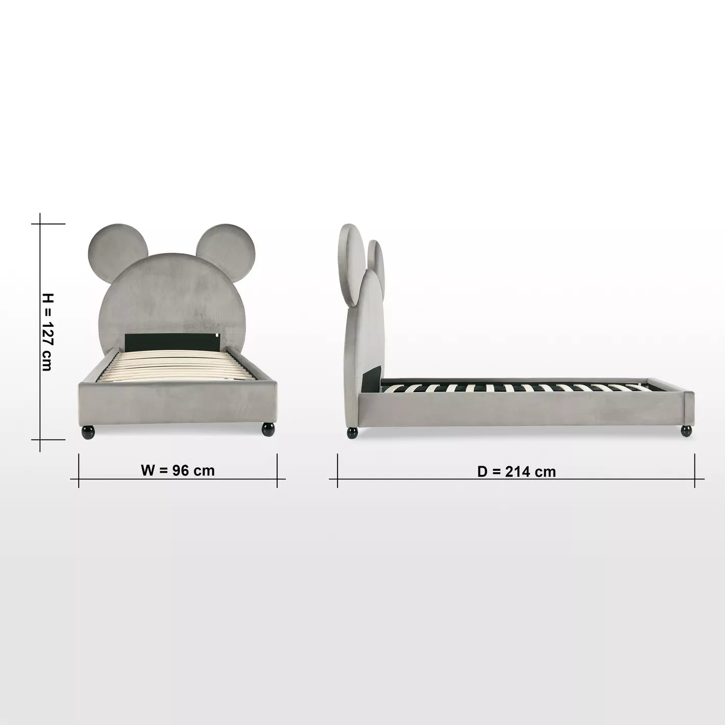 Mike Twin Bed - 90x200 cm-GCC Home Center