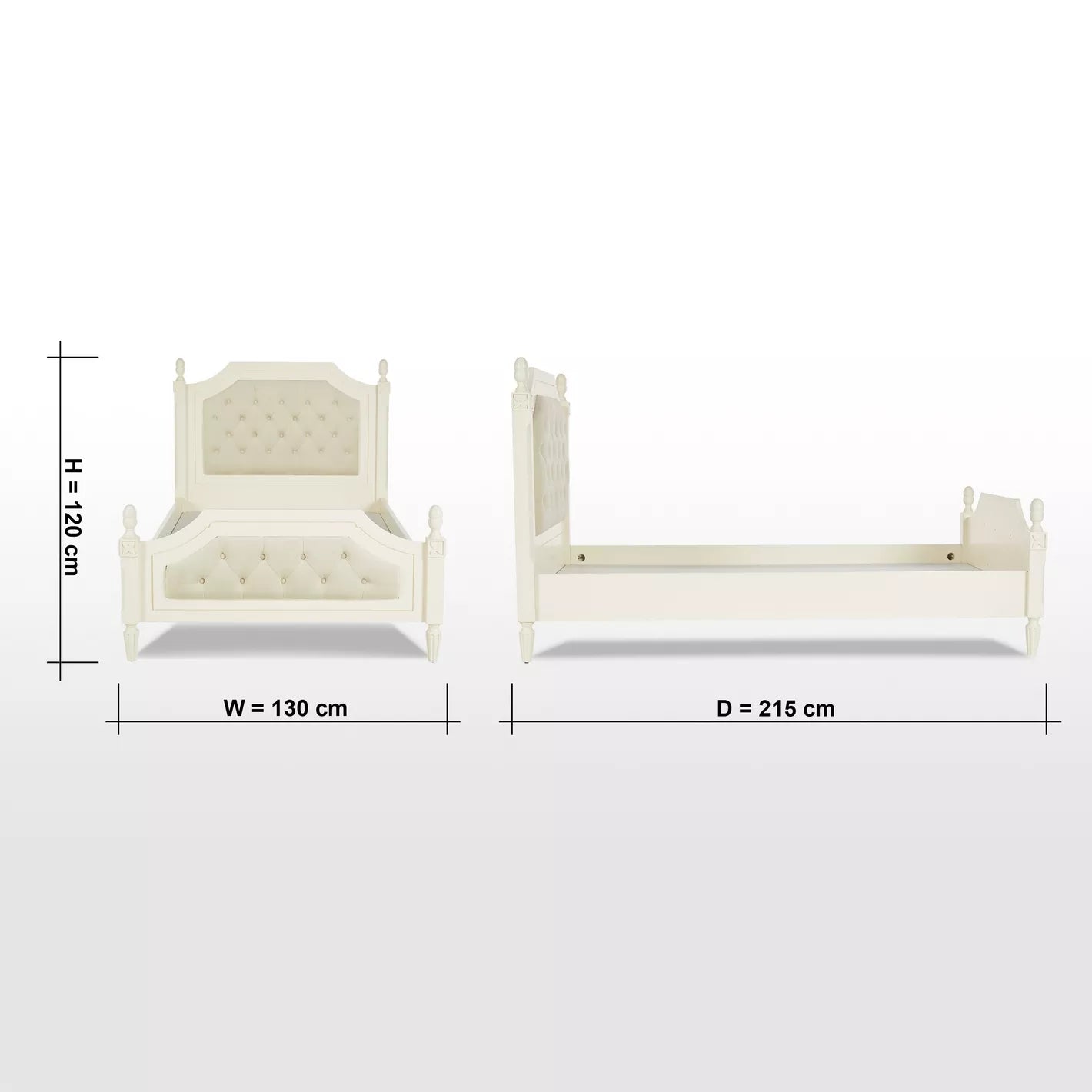 Engineered Wood Full Bed For Kids- 120x200 cm-GCC Home Center