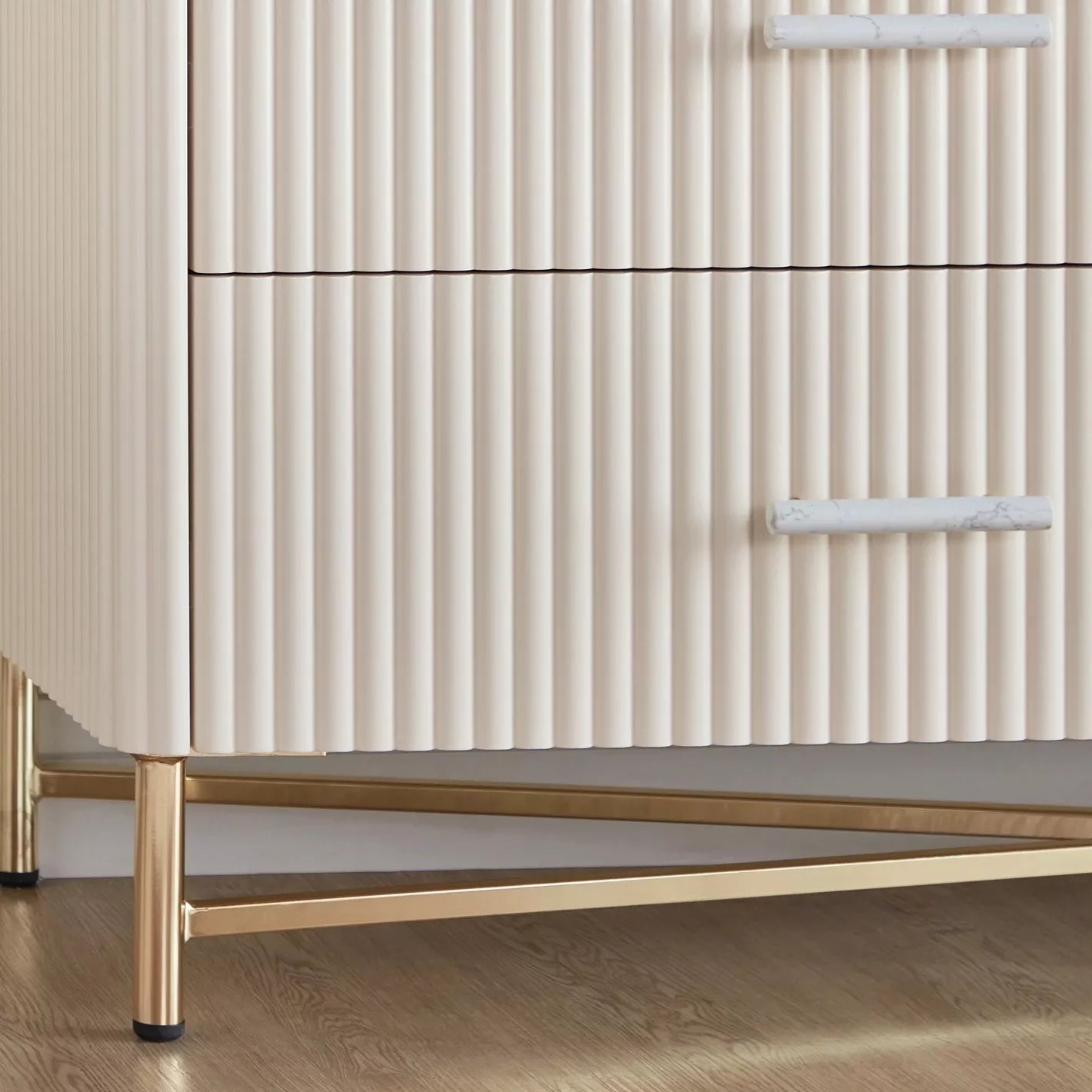 6-Drawer Dresser with Mirror, Modern Vanity Table-GCC Home Center