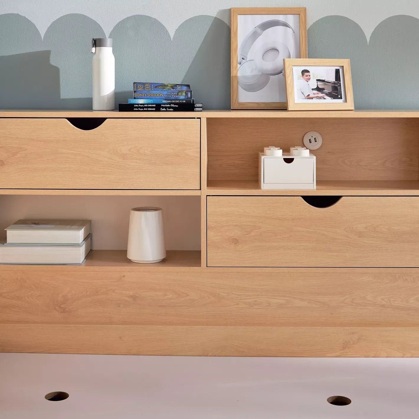 Daybed with Storage and Trundle - 90x200 cm-GCC Home Center