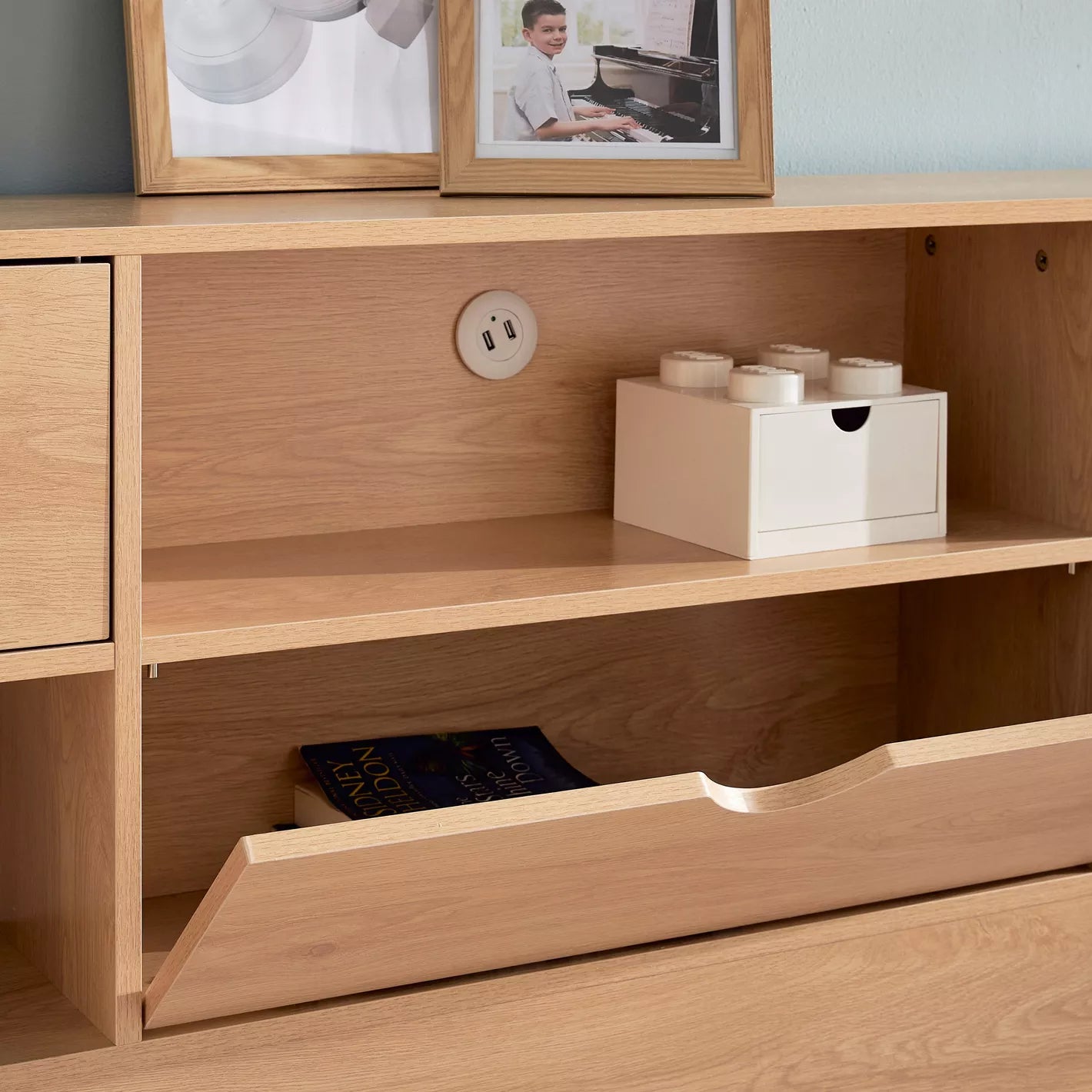 Daybed with Storage and Trundle - 90x200 cm-GCC Home Center