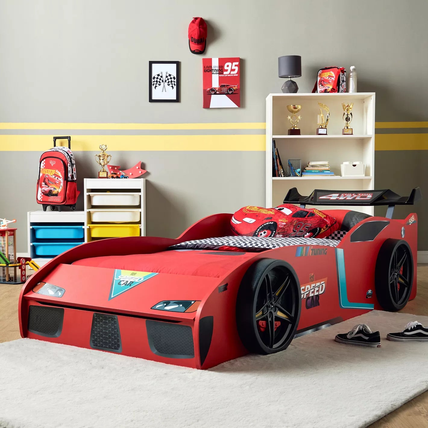 Speed Car Bed - 90x190 cm-GCC Home Center