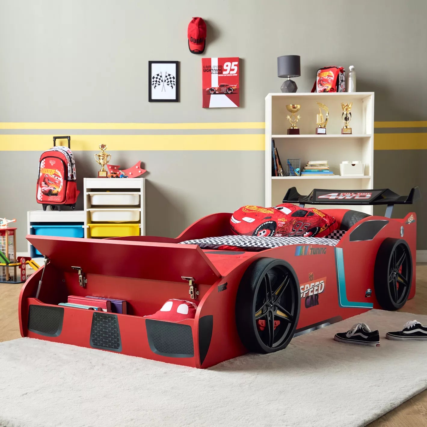 Speed Car Bed - 90x190 cm-GCC Home Center