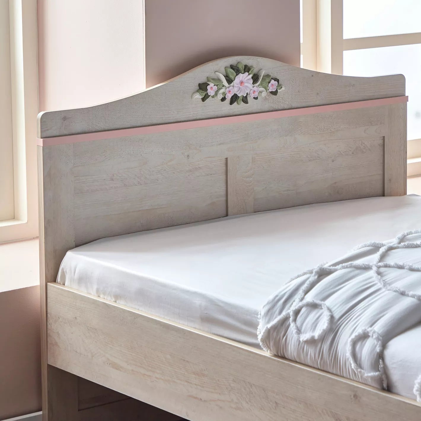 Single Bed Crafted From Engineered Wood - 120x200 cm-GCC Home Center