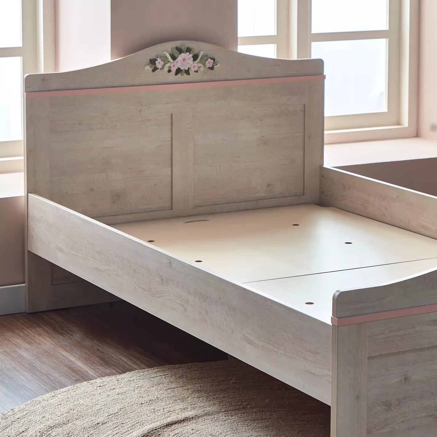Single Bed Crafted From Engineered Wood - 120x200 cm-GCC Home Center