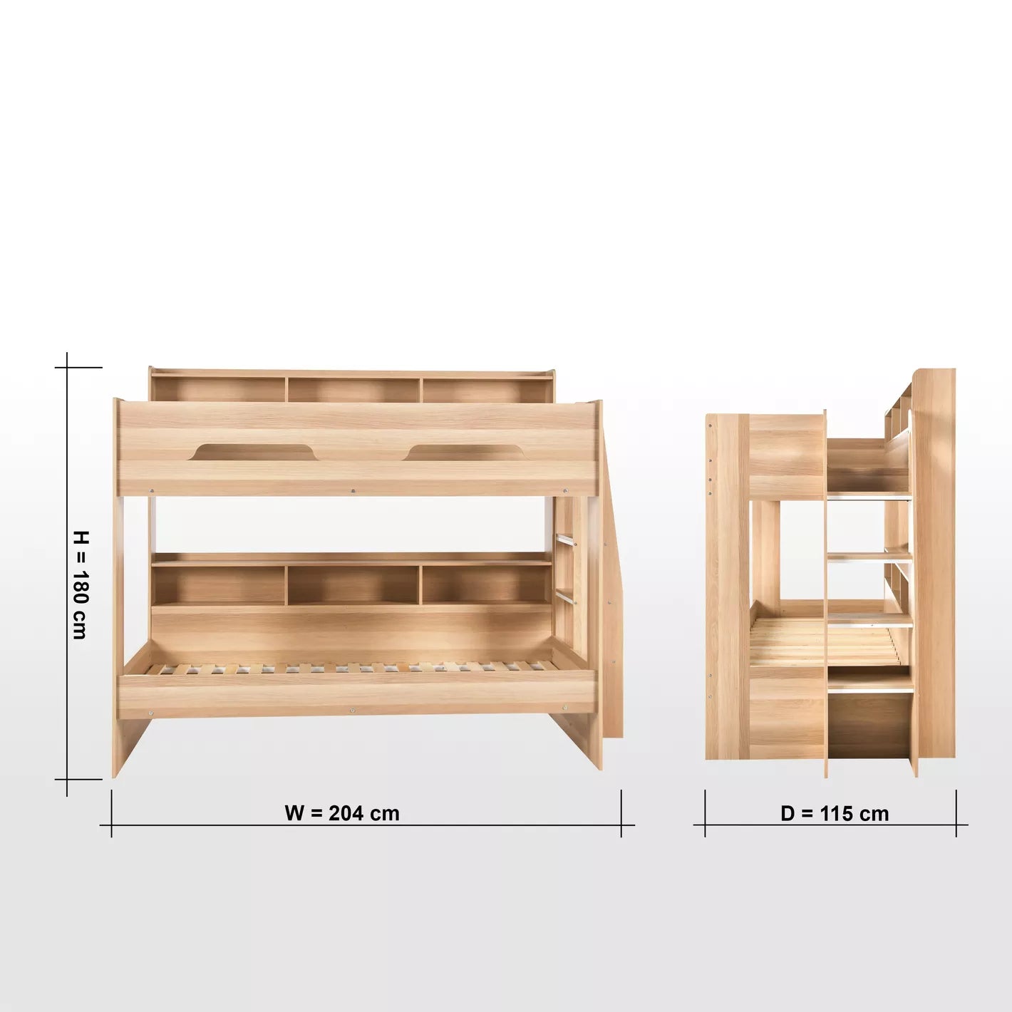 Orion Bunk Bed - 90x200 cm-GCC Home Center