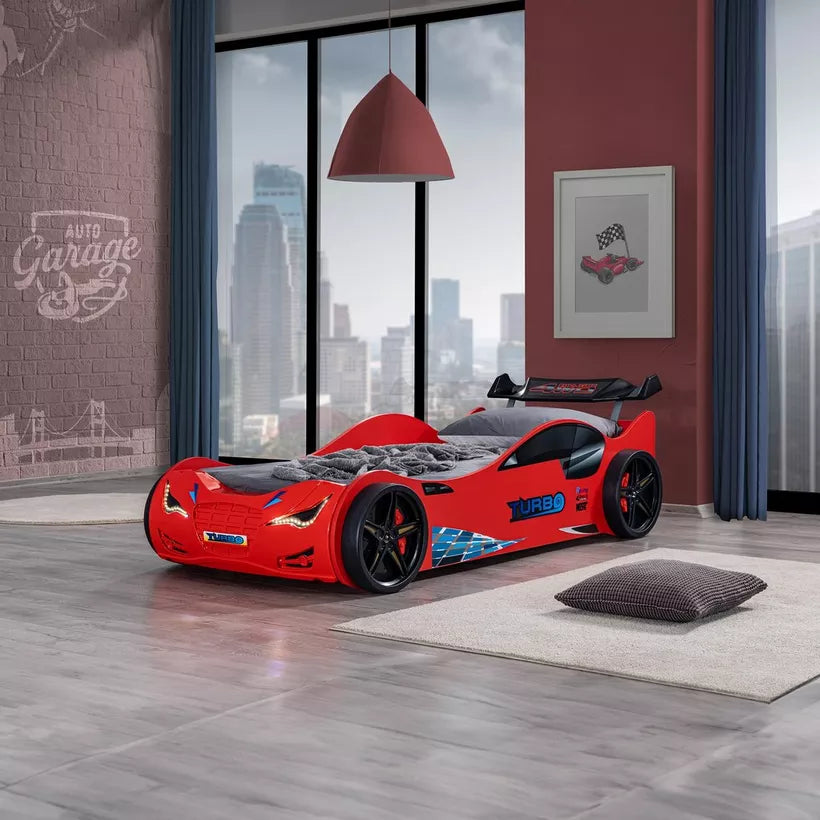 Turbo Single Car Bed - 90x190 cm-GCC Home Center