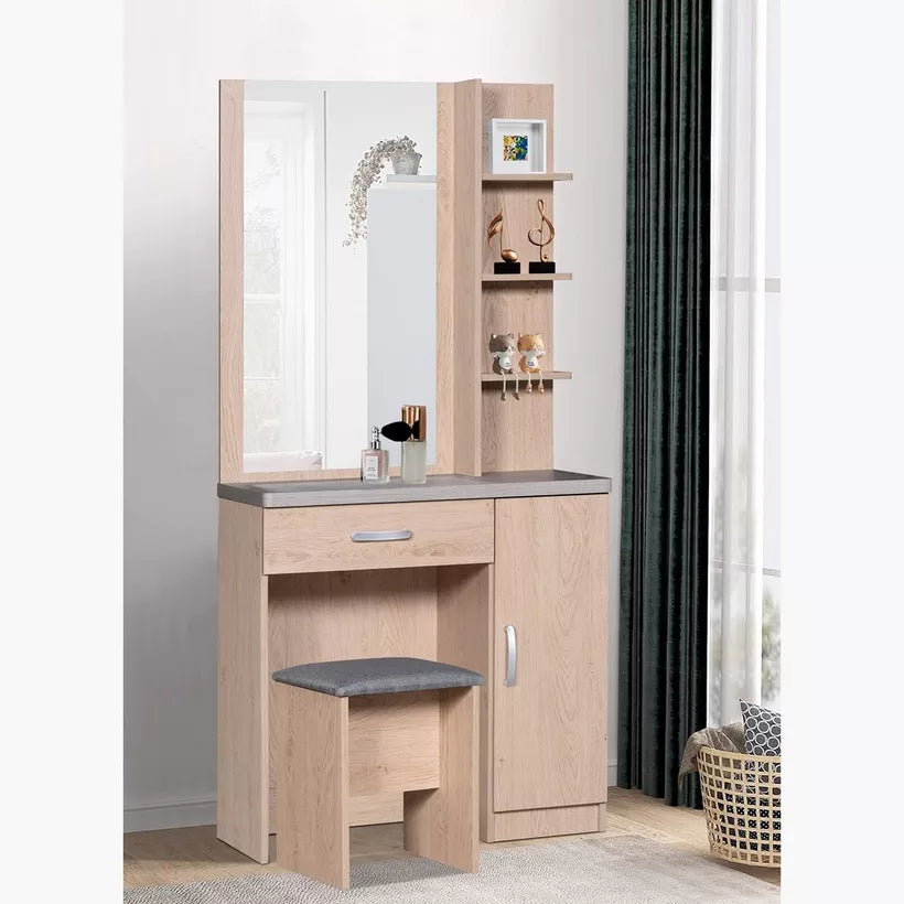 Crescent 6-Piece King Bedroom Set - 180x200 cm-GCC Home Center