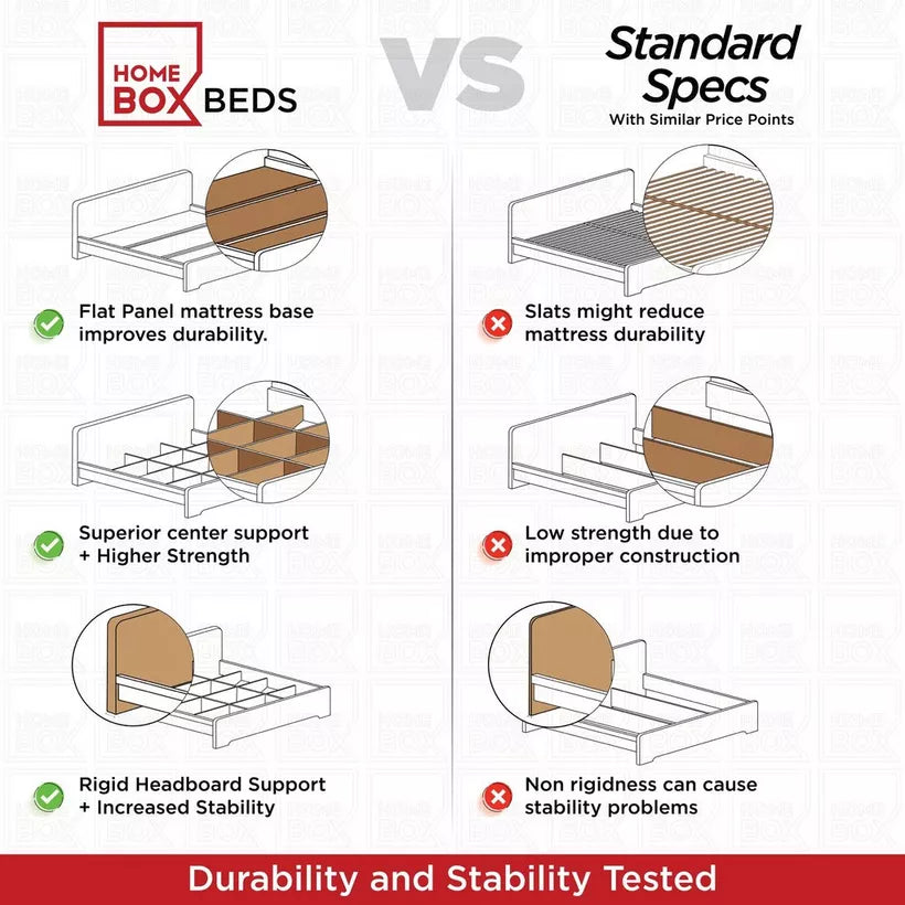 Crescent 6-Piece King Bedroom Set - 180x200 cm-GCC Home Center