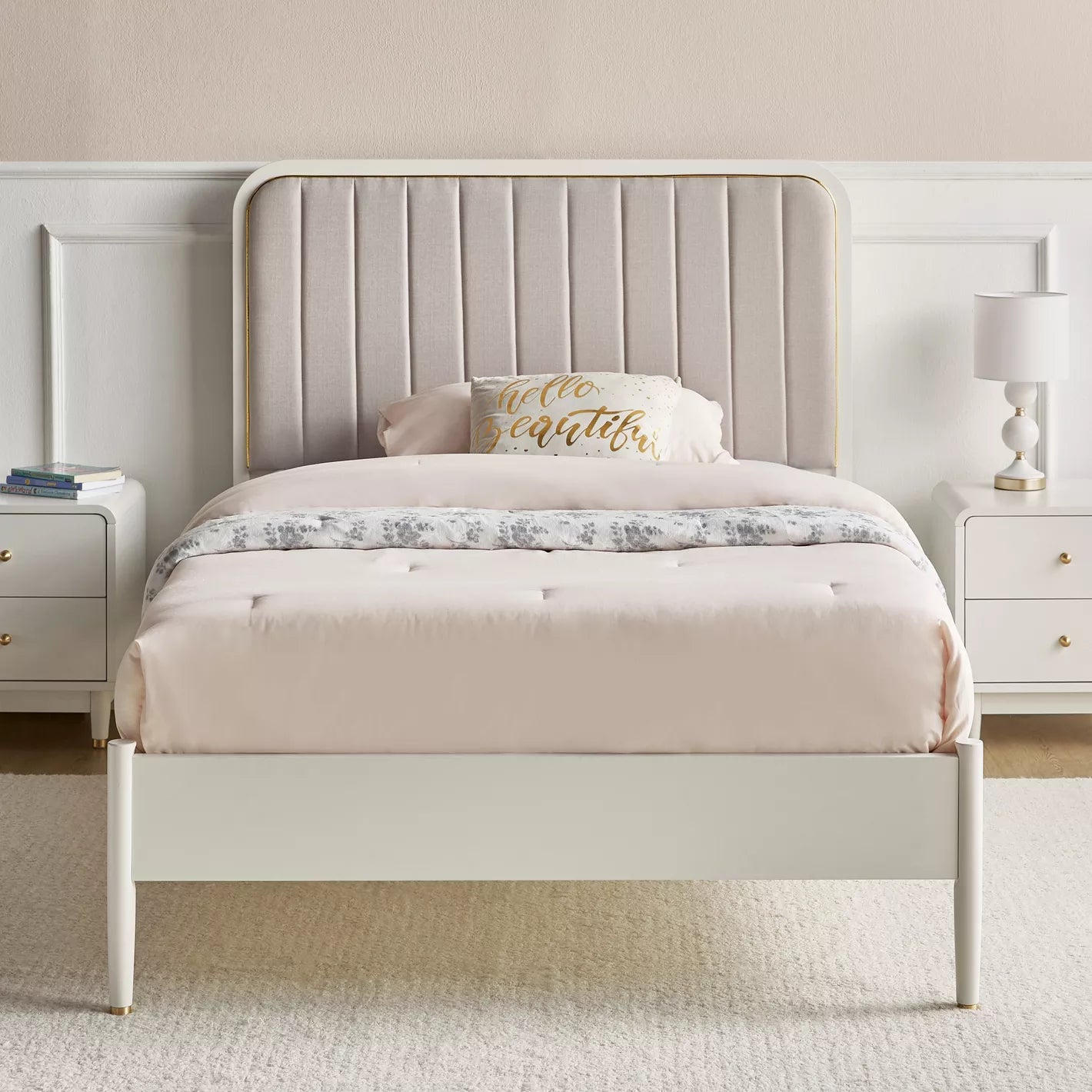 Solid Wood Single Bed - 120x200 cm-GCC Home Center