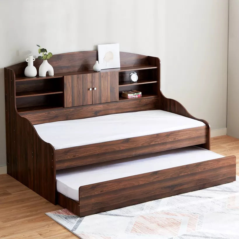 Cooper Single Cabin Bed with Pull-Out Bed - 90x190 cm-GCC Home Center