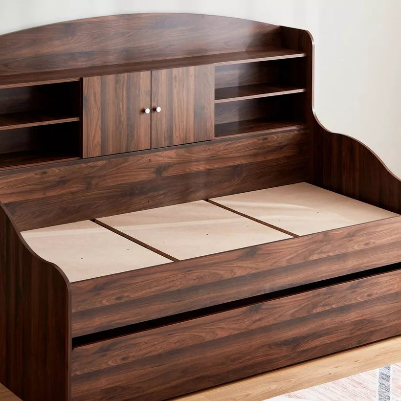 Cooper Single Cabin Bed with Pull-Out Bed - 90x190 cm-GCC Home Center