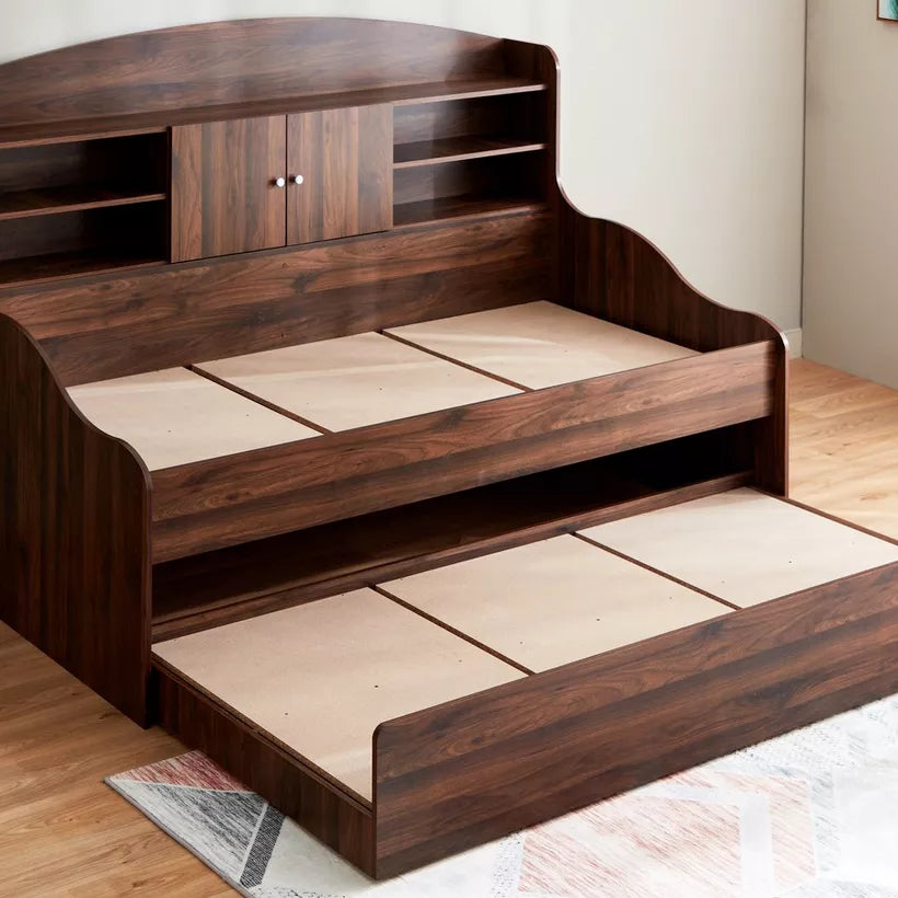 Cooper Single Cabin Bed with Pull-Out Bed - 90x190 cm-GCC Home Center