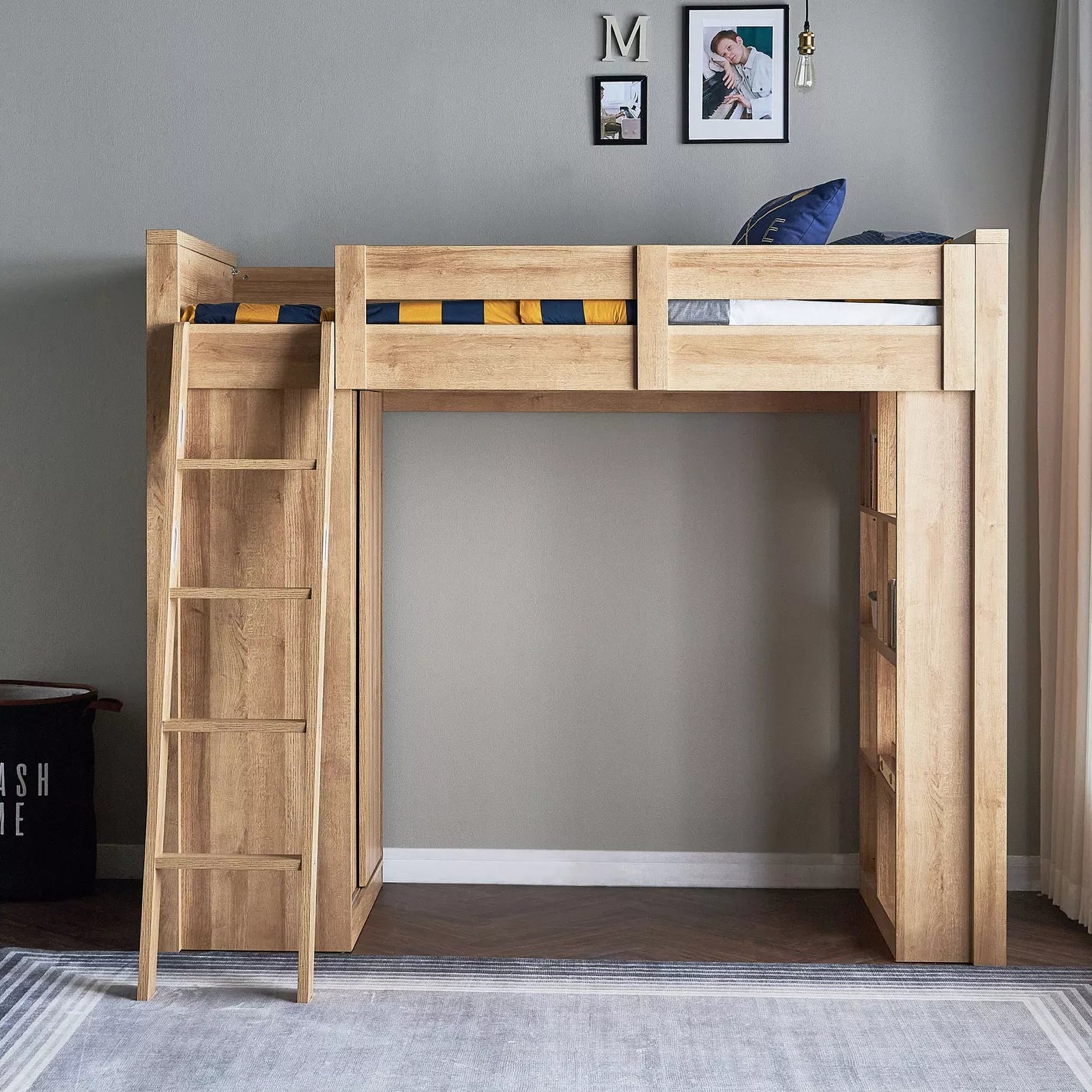 Bradley Modular Loft Bed - 90x200 cm-GCC Home Center