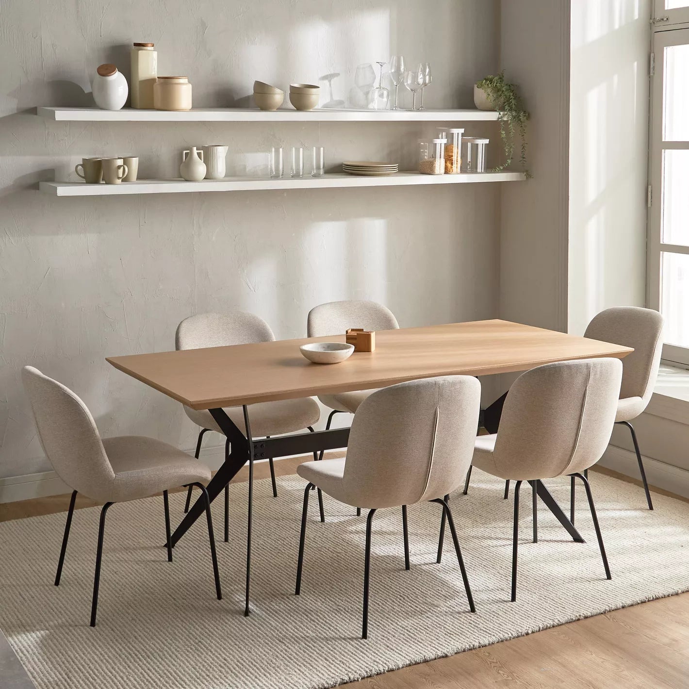Hamlets 6-Seater Dining Set-GCC Home Center