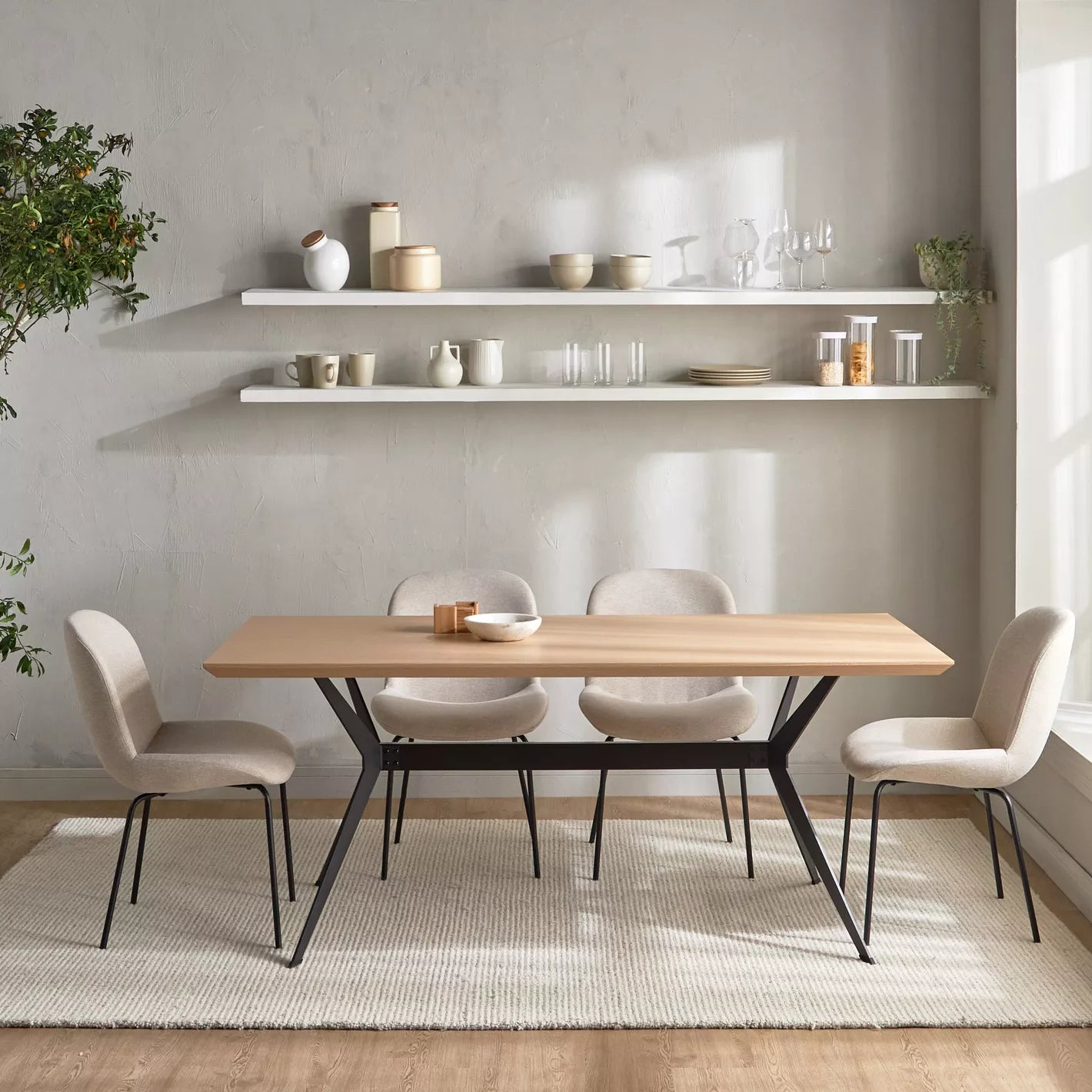 Hamlets 6-Seater Dining Set-GCC Home Center