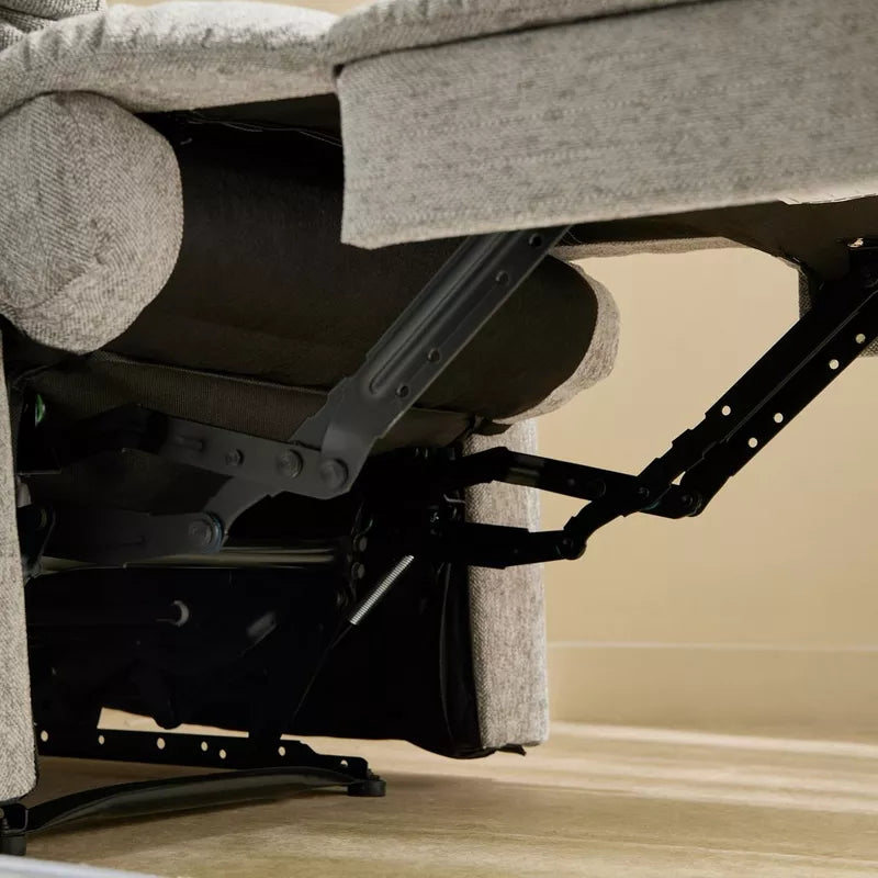 Armchair Recliner, Adjustable Back With Curved Armrests