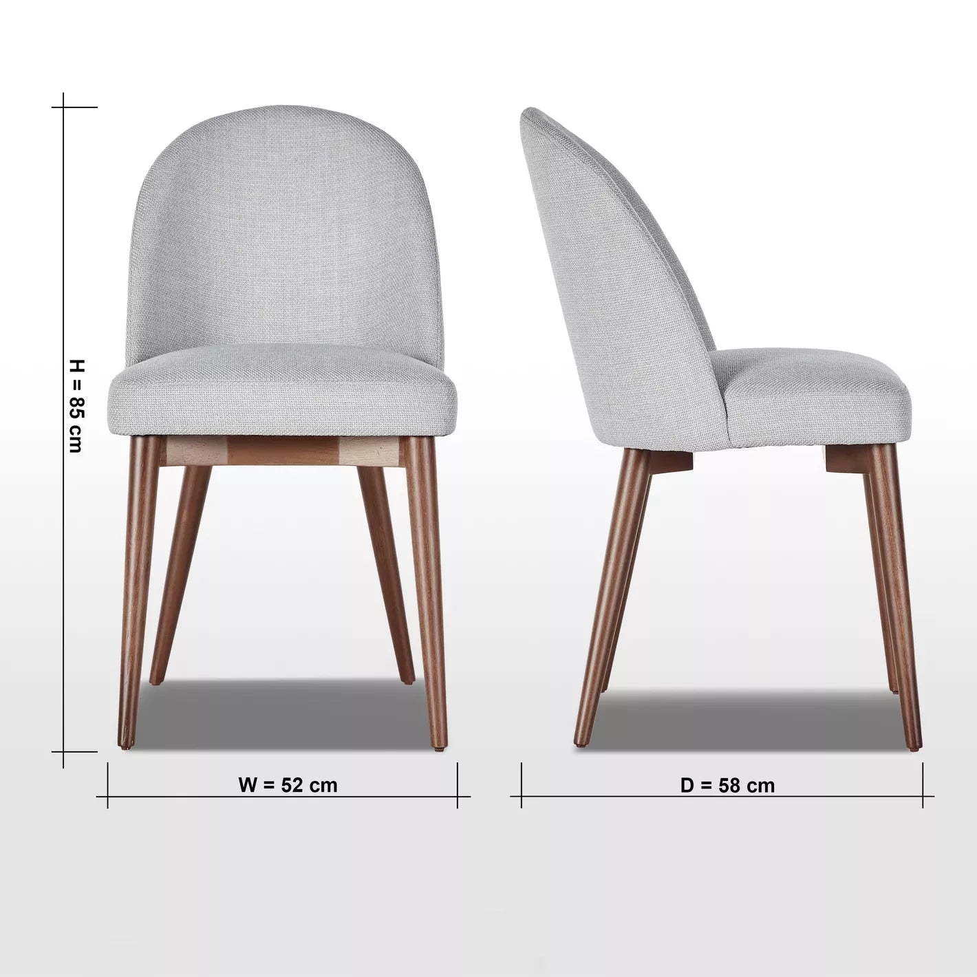 Stanton Fabric Dining Chair-GCC Home Center