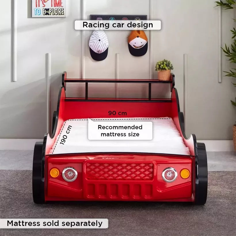 Single Racing Car Bed - 90x190 cm-GCC Home Center