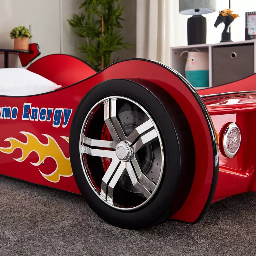 Single Racing Car Bed - 90x190 cm-GCC Home Center