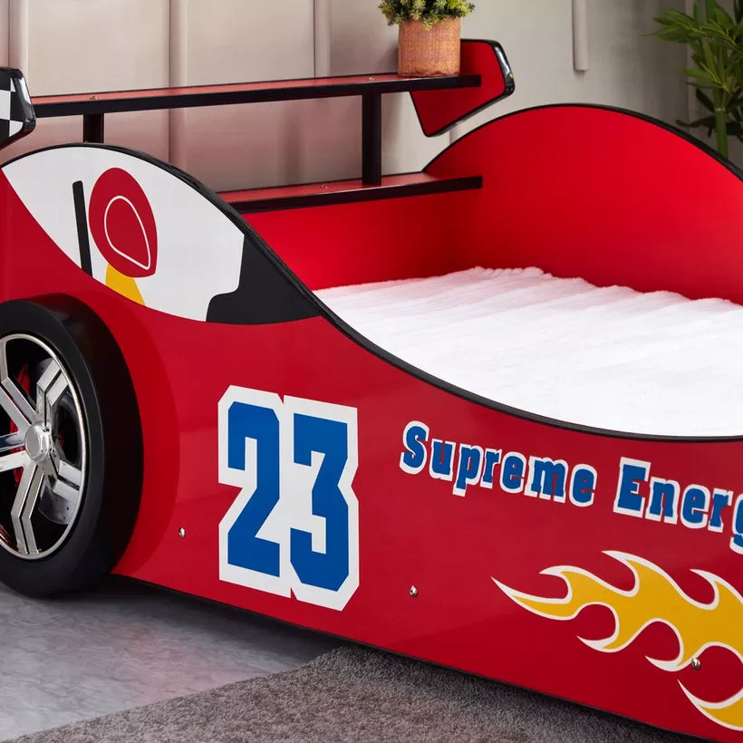 Single Racing Car Bed - 90x190 cm-GCC Home Center