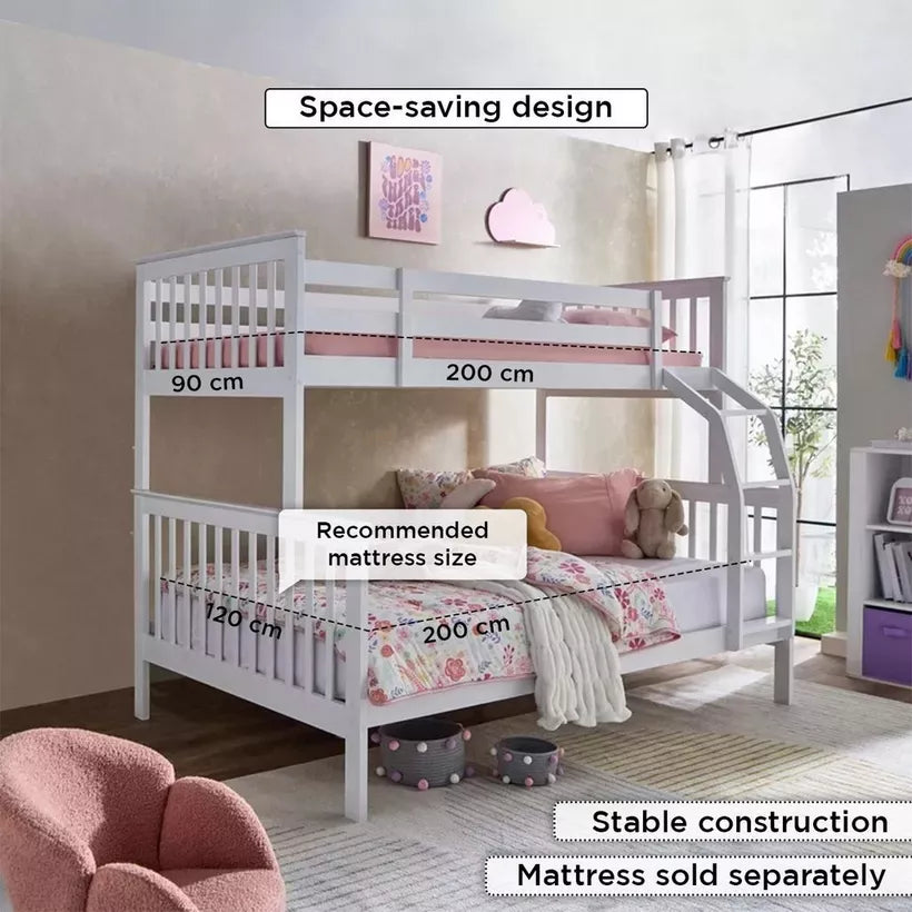Twin Bunk Bed - 90x200 and 120x200 cm-GCC Home Center