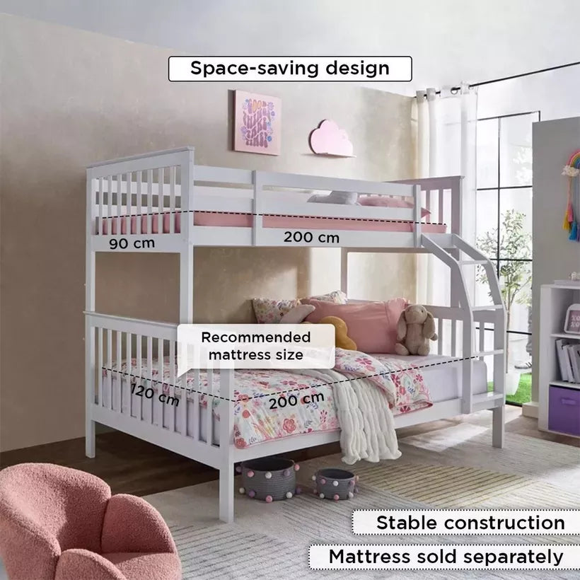 Twin Bunk Bed - 90x200 and 120x200 cm-GCC Home Center