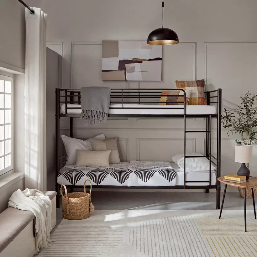 Vanilla Single Bunk Bed - 90x200 cm-GCC Home Center