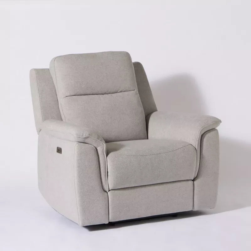 Elegant Electric Power Armchair Fabric Recliner Sofa