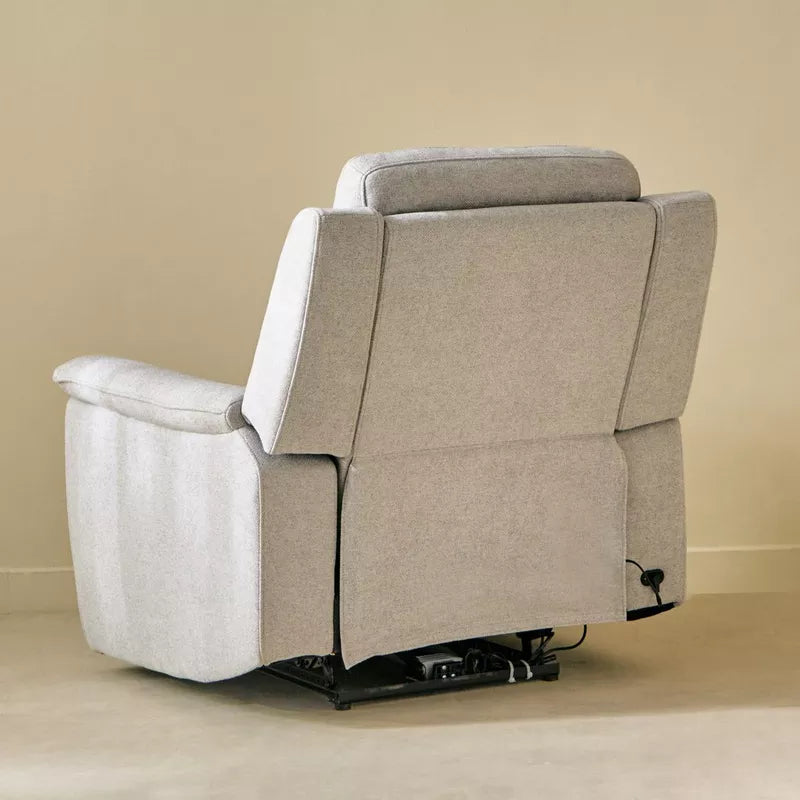 Elegant Electric Power Armchair Fabric Recliner Sofa