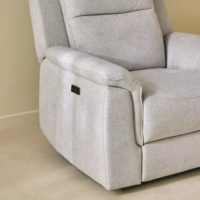 Elegant Electric Power Armchair Fabric Recliner Sofa