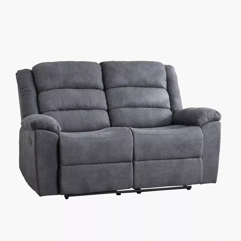 Luxury 2-Seater Fabric Recliner Sofa