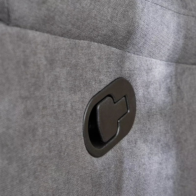 Luxury 2-Seater Fabric Recliner Sofa